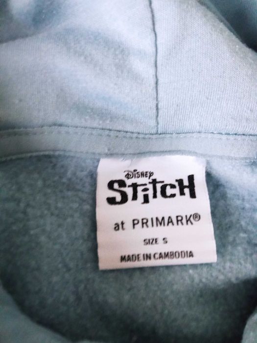 Stitch Primark luźna bluza przez głowę kaptur r S
