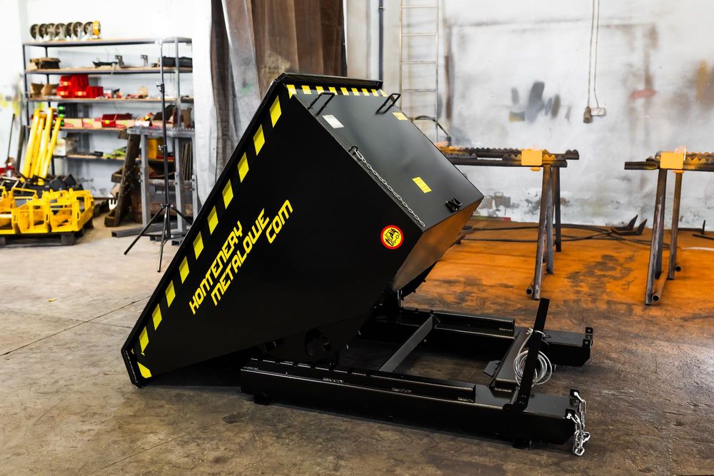 Kontener / Koleba / Kontener samowyładowczy / Kontener metalowy 900L