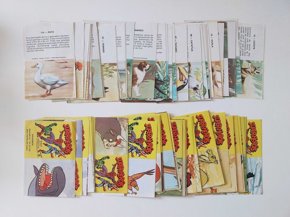 102 cromos ZOO DISNEY Um Bongo | Disvenda lote ou venda avulso