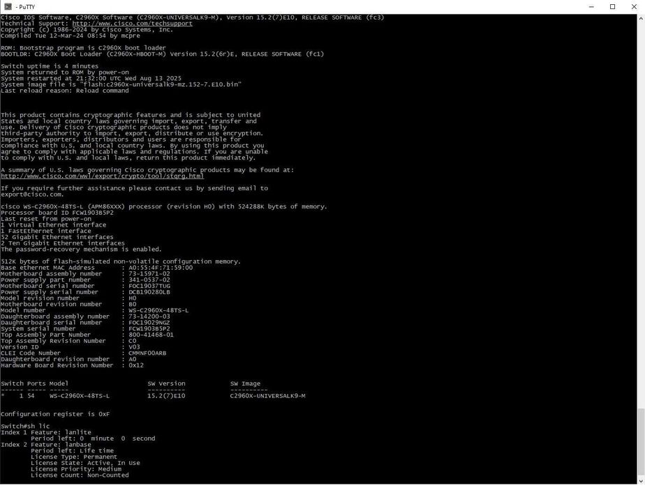 Гигабитные коммутаторы Cisco Catalyst WS-C2960X-48TS-L безнал/гарантия