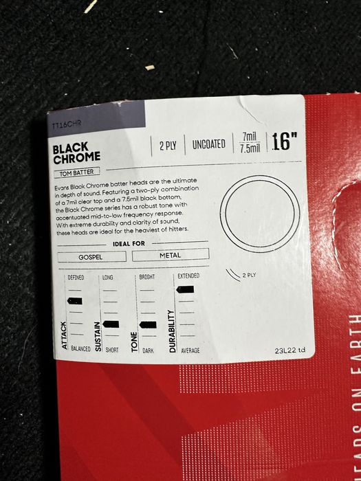 Pele Evans Black Chrome 16”