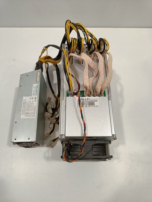 Antminer L3+ zasilacz Bitmain koparka mało używana Litecoin Dogecoin