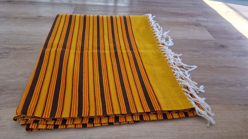 Narzuta dywan obrus kilim wełna cepelia