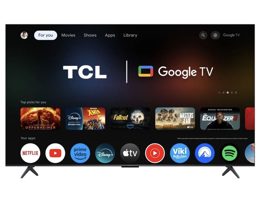Smart tv Mini Led TCL 65 POLEGAGAS 65C6K  garantia 2029