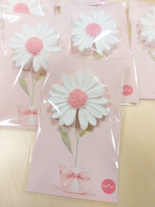 Flor em gesso perfumado