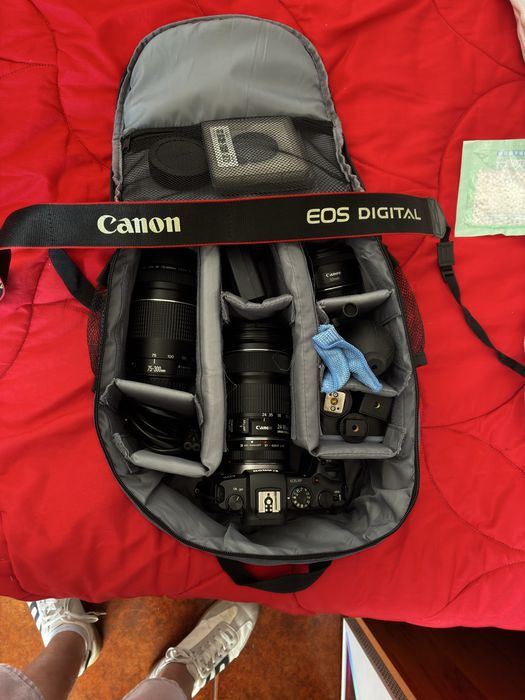 [KIT COMPLETO] Canon EOS RP + 2 lentes + (ler descricao)