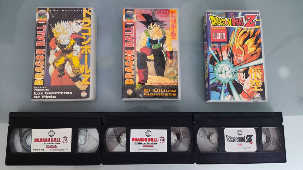 Dragon Ball / Dragon Ball Z – Lote de 12 VHS Originais Anime Video (Anos 90)