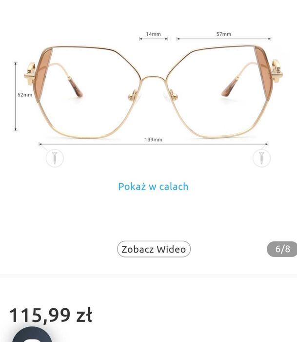 Okulary oprawki damskie