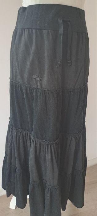 Saia comprida preta, Tam M, Marca DKNY
