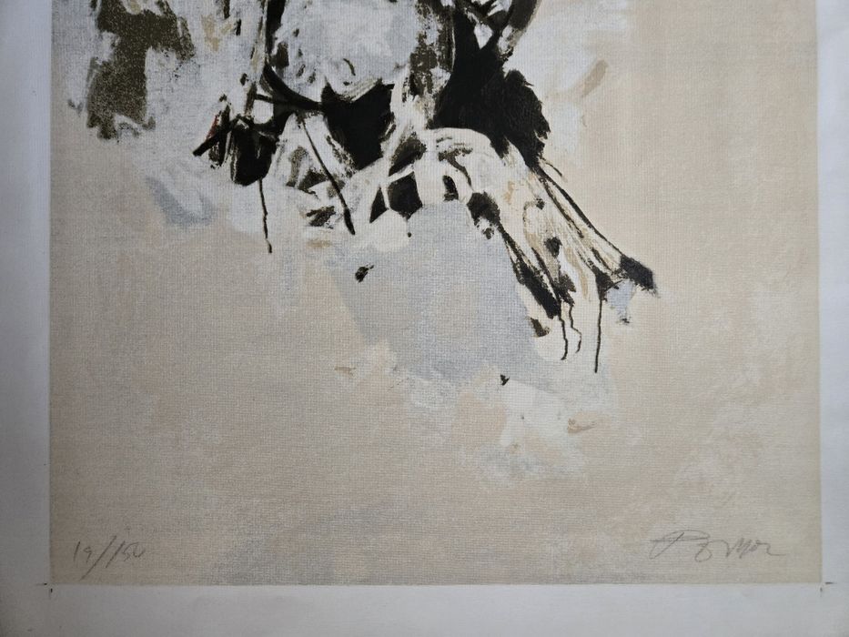 Tauromaquia, serigrafia em tela de Júlio Pomar