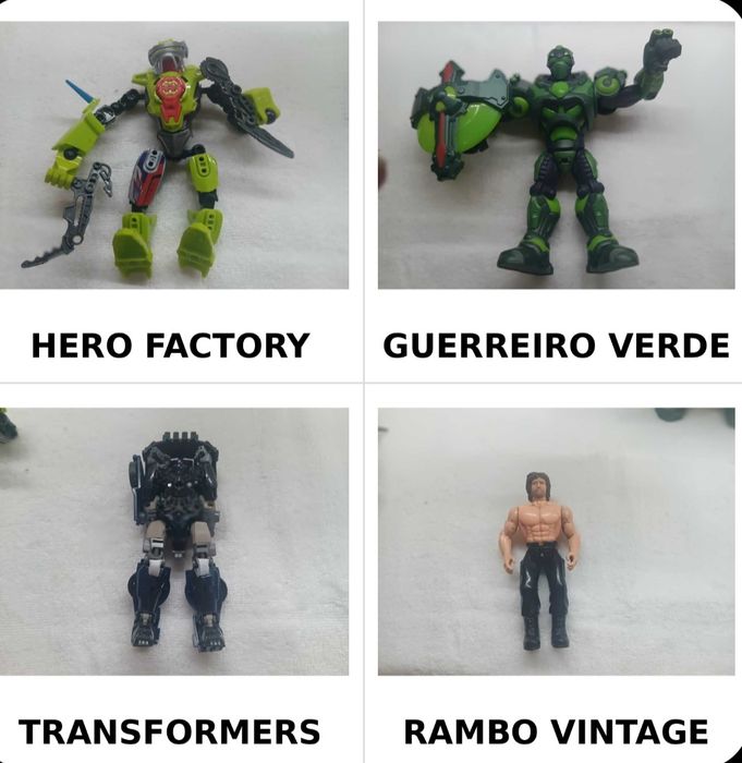 4 figuras / Bonecos de ação