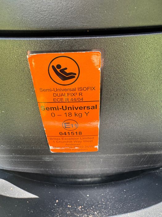 Cadeira Auto Britax Römer Dualfix² R •0–18 kg •ISOFIX 360º• Top Estado