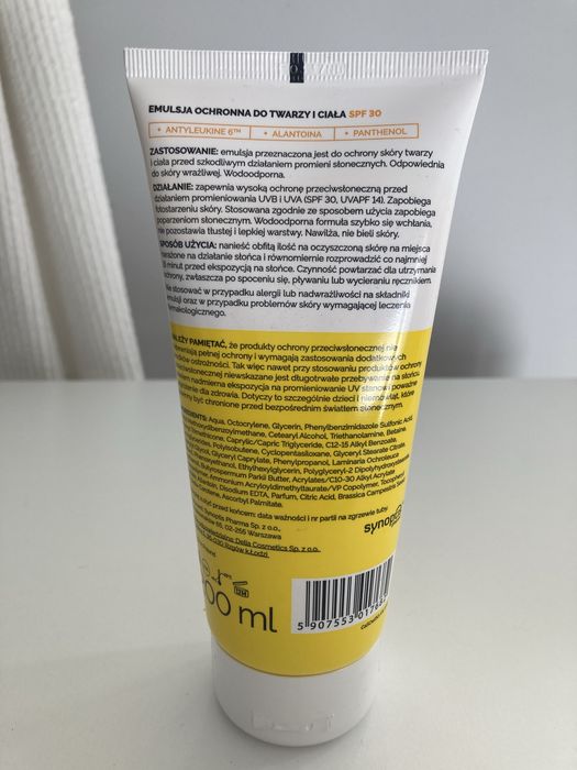 Filtr słoneczny SPF 30 emulska ochronna do twarzy i ciała CERA+ NOWY