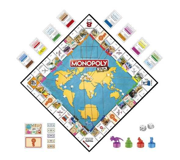 Monopólio Viaja pelo Mundo - Monopoly World Tour - NOVO por abrir