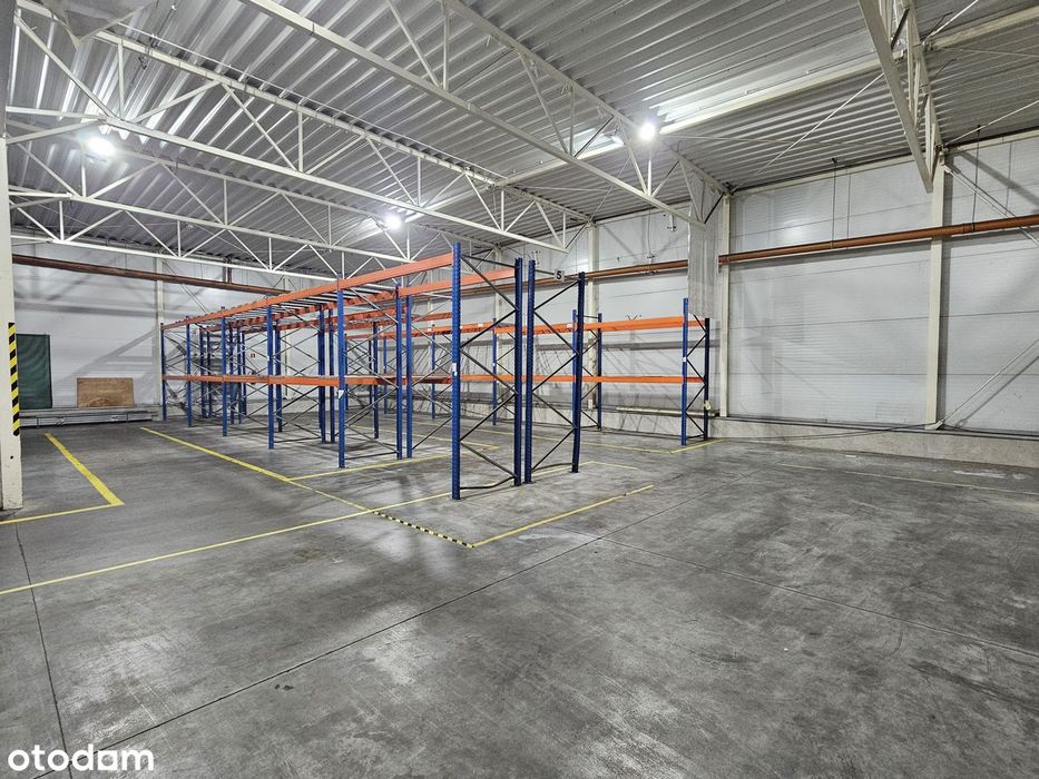 Hala magazynowa 750 m² | 6,5 m wysokości | 2 bramy | TIR