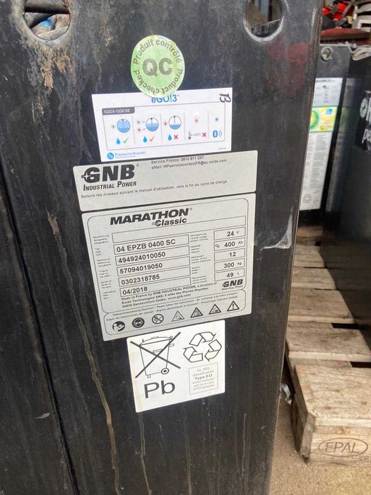 Bateria trakcyjna 24V 400Ah 2018/2019rok