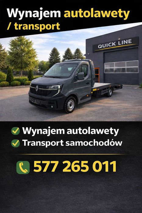 Autolaweta wynajem, Transport, Holowanie, PL i EU