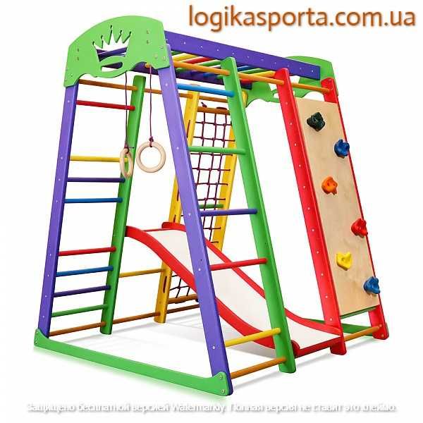 Спортивный детский комплекс, качели, горка, игровой уголок, площадка