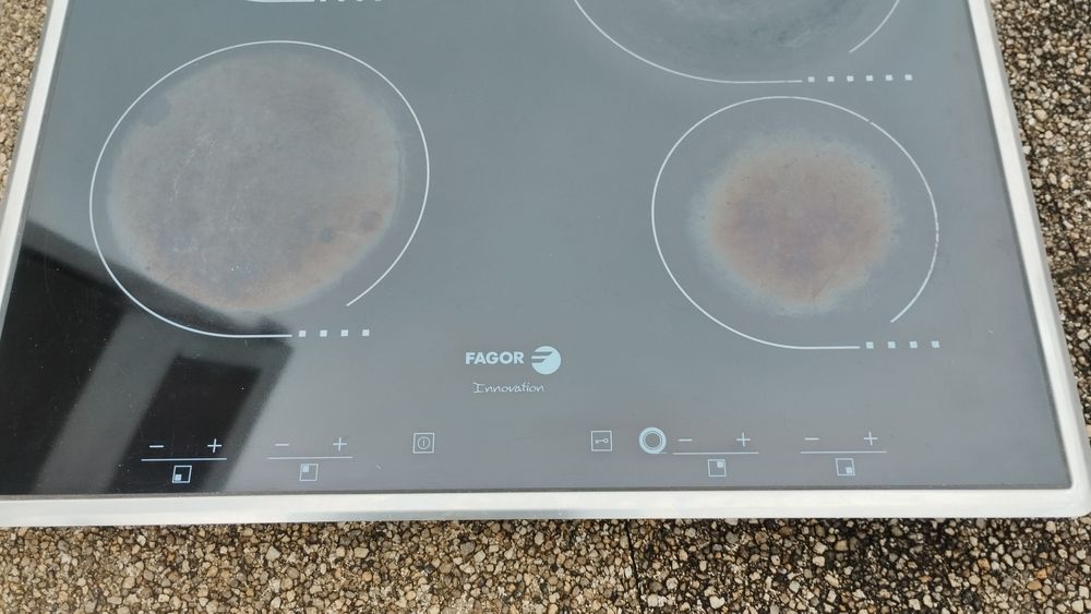 Placa vidro cerâmica tatil da Fagor