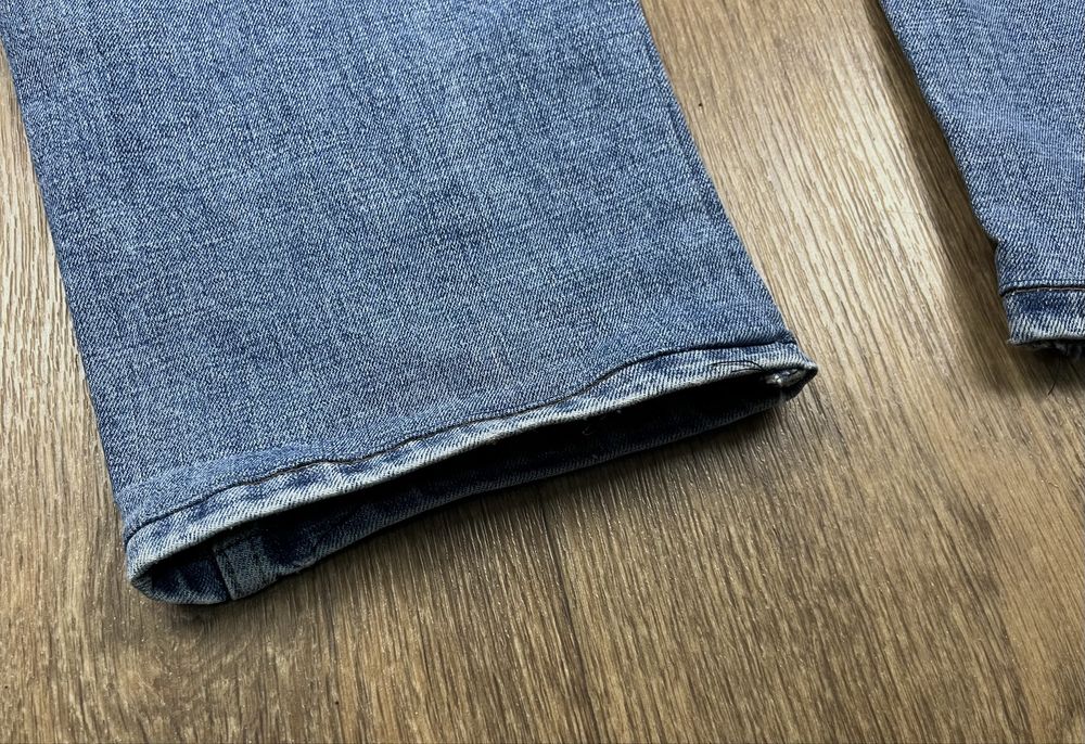 Джинси wrangler texas slim w38/l32 блакитні чоловічі сині слім фіт широкі мом tapered momo карго levi’s