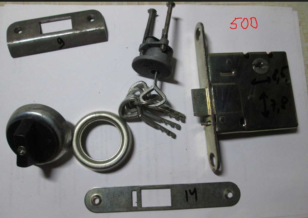 Замки врезные бу