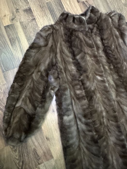 Шуба норка авторська довга