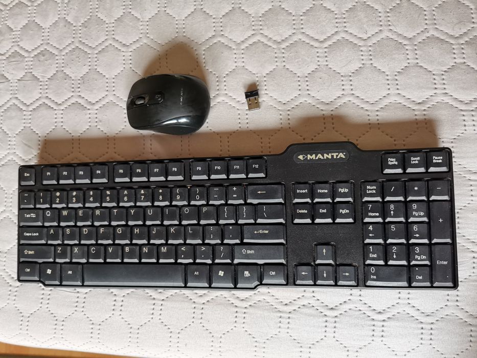 Klawiatura i mysz bezprzewodowa Manta MM970 Combo Set