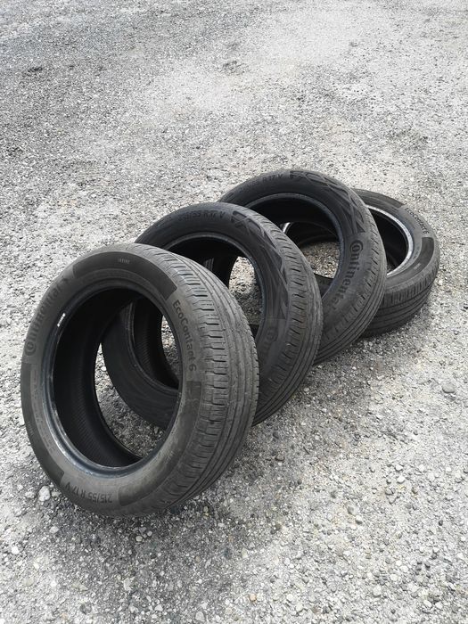 Opony Continental ecocontact 6 .215/55R17  komplet czytaj opis!!!