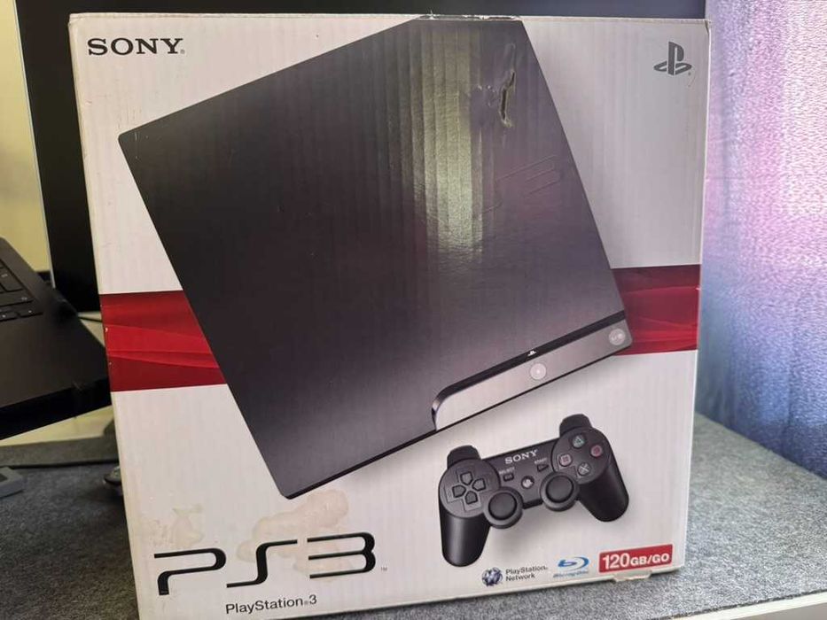 PS3 Slim com caixa original (raro)