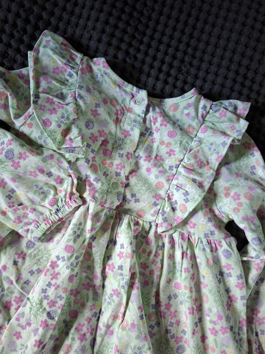 Sukienka w kwiatki cool club 92cm nowa z metką