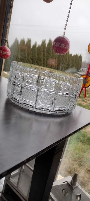 sprzedam duża przepiękna misę z kryształu