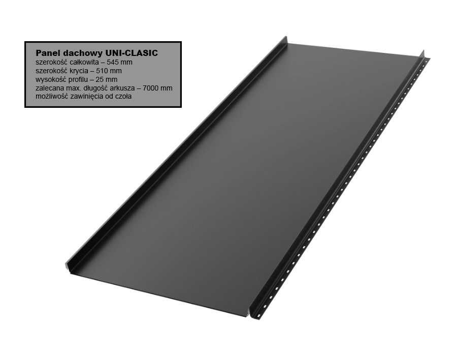 Panel dachowy "klik – na rąbek"  producent dostawa gratis