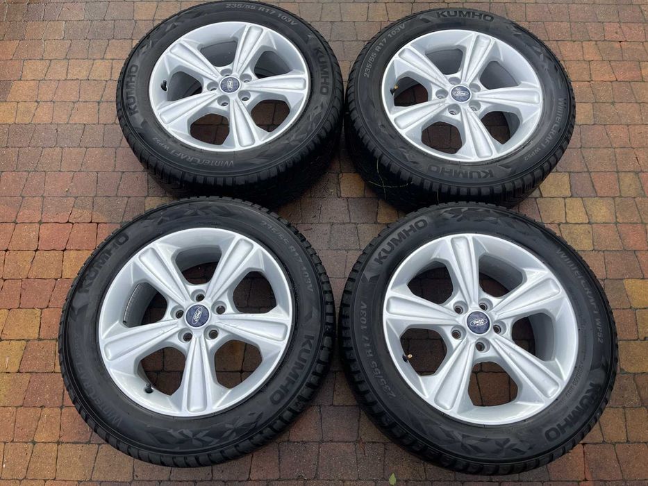 3982. Koła zimowe S-max Galaxy Kuga 5x108 oryginał 235/55/17 2022r