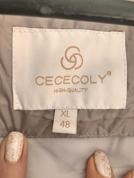 Демісезонна жіноча куртка жіноча cececoly, роз. (xl 48)