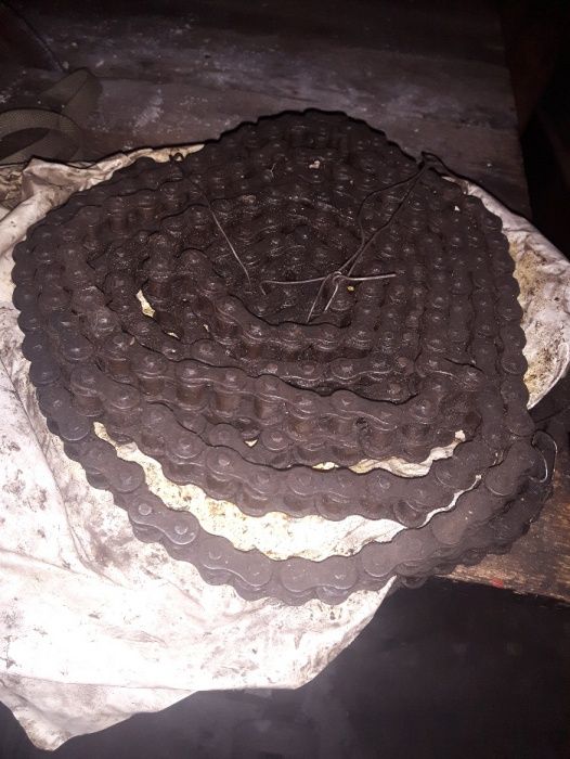 Łańcuch 3/4'',5/8''.Łożyska toczne z lat 70,80-tych oryginalne PRL.