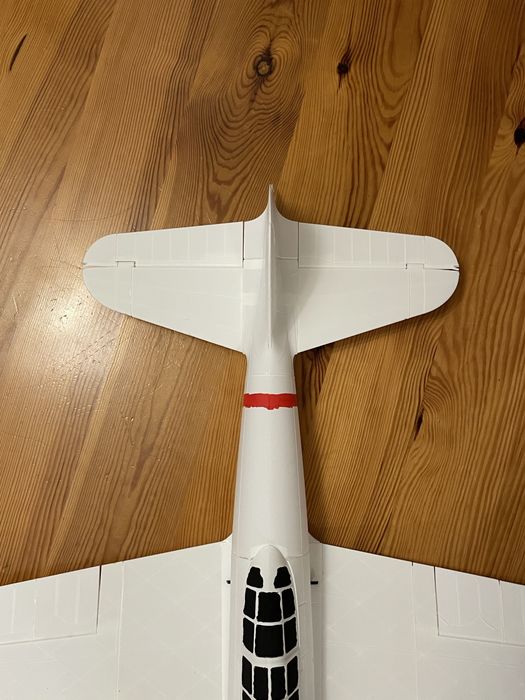 samolot rc mitsubishi a6m2 zero druk 3d