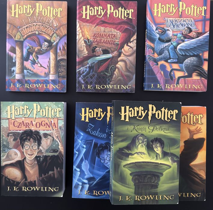 Harry Potter Komplet Tom 1-7 Pierwsze wydanie