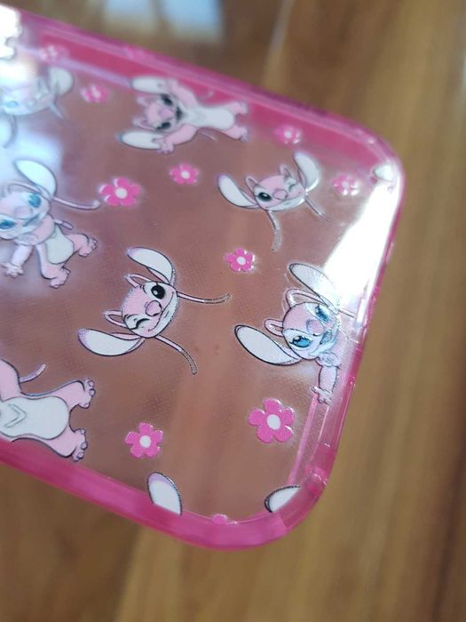 Obudowa na telefon iPhone 13Pro Angel Stitch Disney Primark różowa
