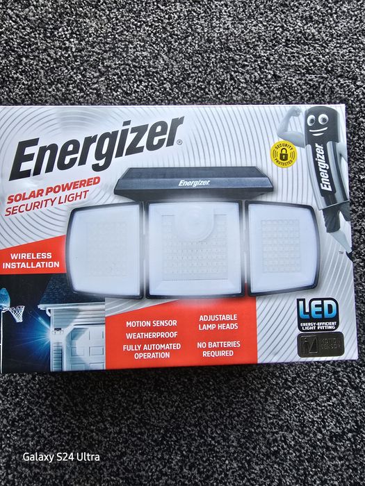 Lampa solarna LED Energizer zewnętrzna