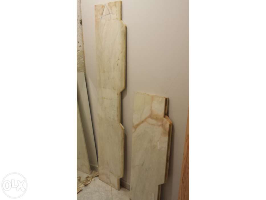 Pedras mármores 194x32,5 + 2x 115.5x32,5