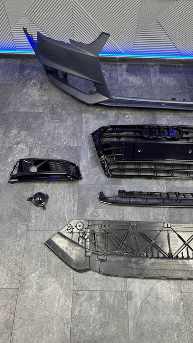 Бампер фара ауди а4 б9 audi a4 b9 2015-2019 р | в стилі S-line с лайн