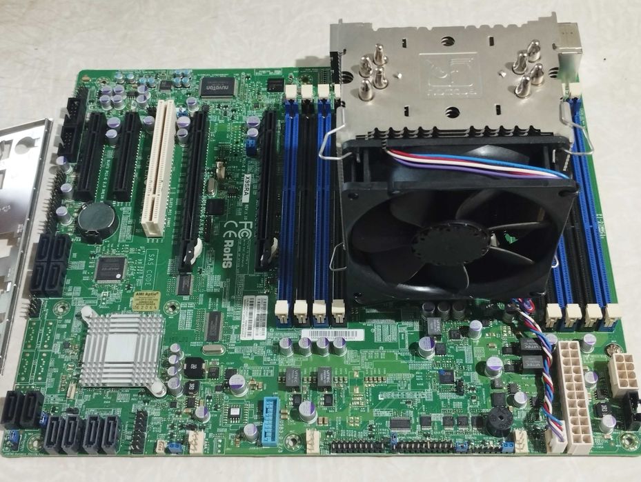 Материнская плата Supermicro X9SRA + Intel Xeon E5-1650 3,2 GHz + кулер (Socket 2011) Гарантия 1 год