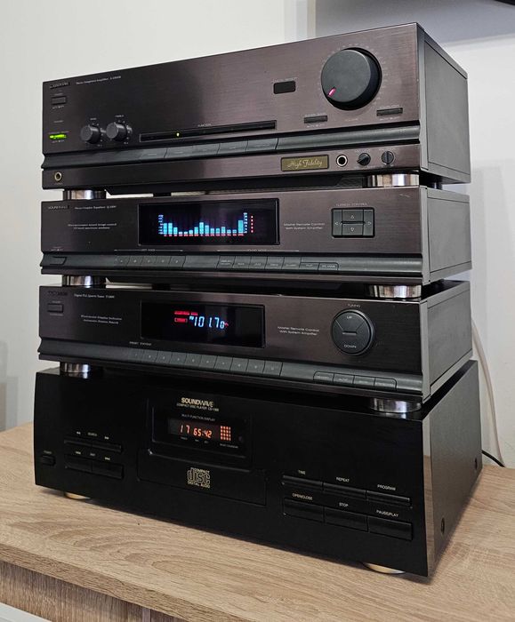 Wieża SoundWave A-1200R | Korektor graficzny | 4 elementy |