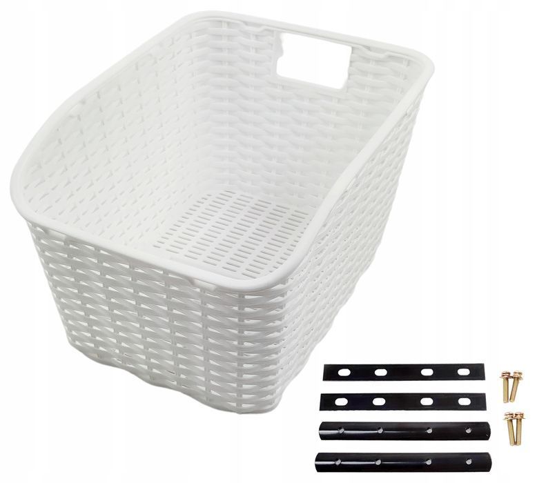 Kosz rowerowy na bagażnik montowany na stałe koszyk tył tylny