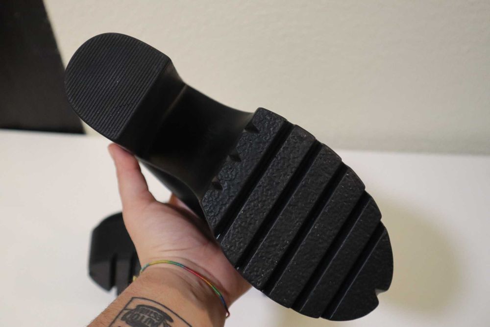 Sapatos Pretos Shein Salto Alto 10cm Closed Toes, 38