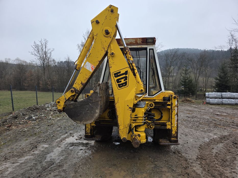 Koparko Ładowarka JCB 3CX. Napęd 4x4, Widły, Mocna
