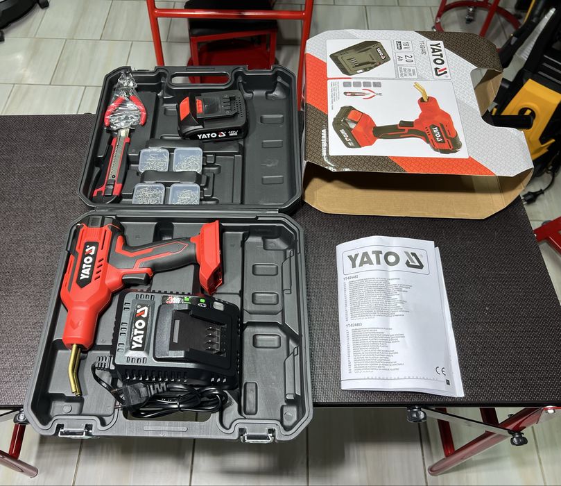 Паяльник для пластика аккумуляторный YATO YT-824482