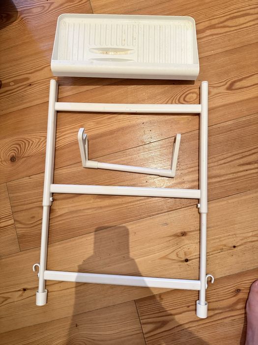Organizador Suspenso IKEA para Armário Cozinha com Suporte de Rolo