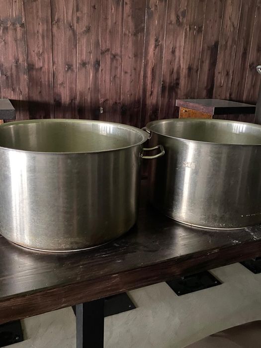 Panela inox + caçarola