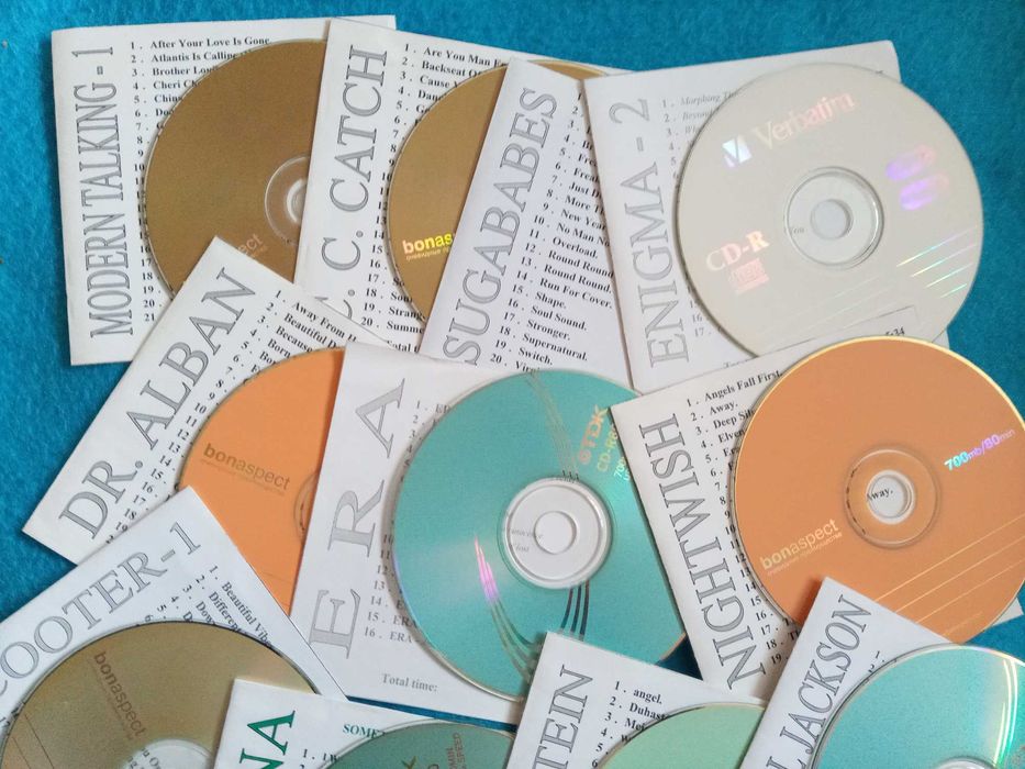 CD диск сборник лучших песен Pink Aqua Sugababes Nightwish D. J. Bobo